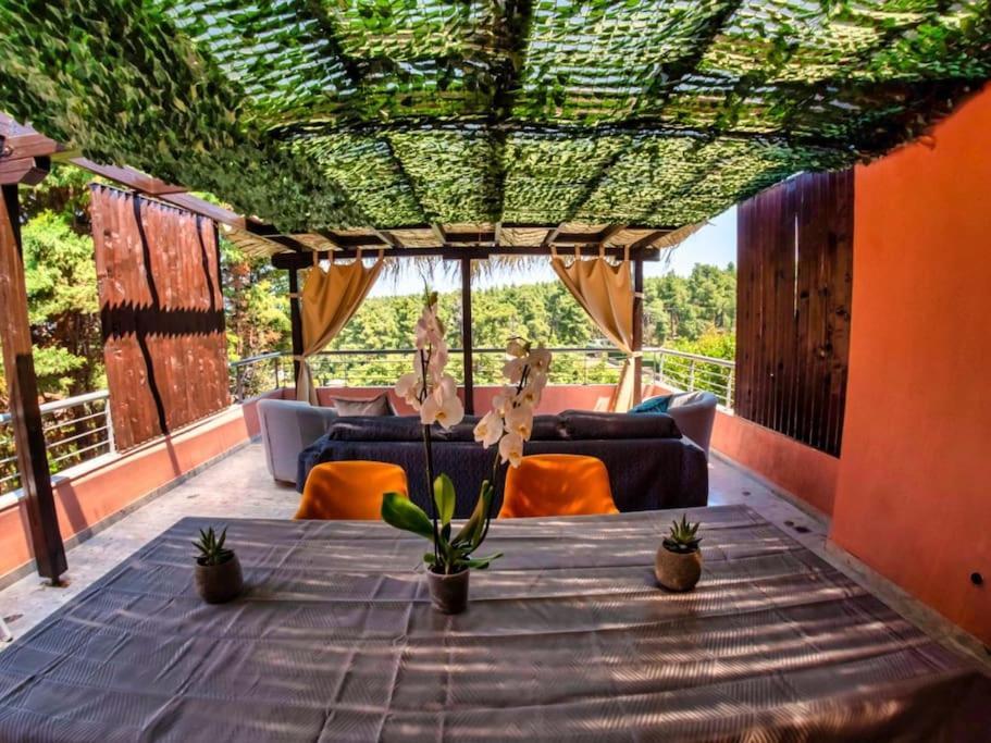 Deluxe Sani Relax Villa Extérieur photo